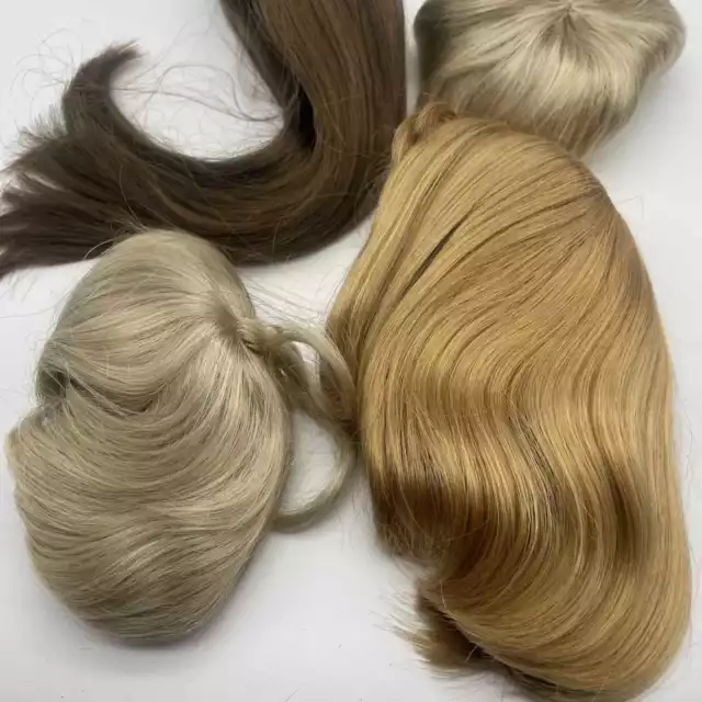 Lot of 4 18"Girl Doll Wig Nellie Blonde Wig BIN 3