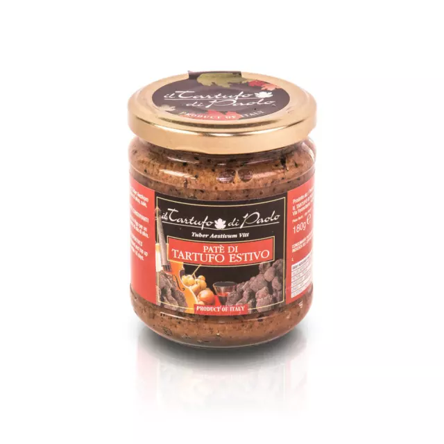 PATÉ di TARTUFO NERO ESTIVO Umbria SALSA SCORZONE TARTUFI Estivi TUBER AESTIVUM