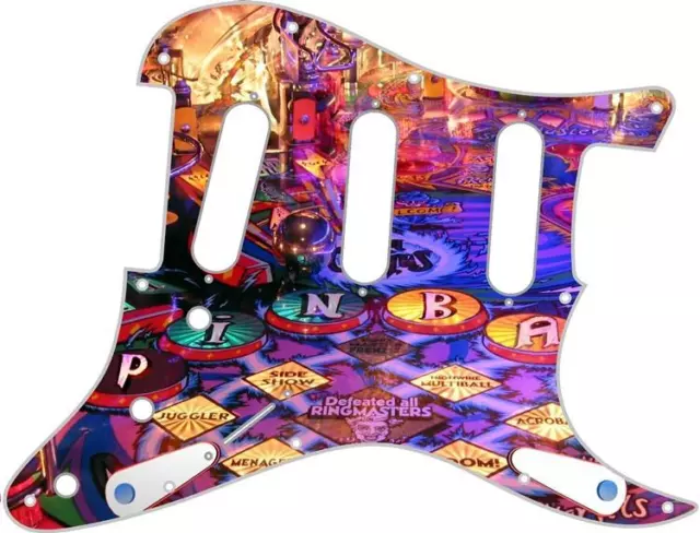 Stratocaster Pickguard Custom Fender SSS 11 Hole Guitar Pick Guard Pinball