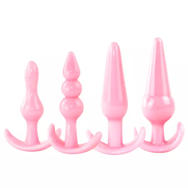 SexToy Lot 4 Plug Anal Rose Sex Toy Femme Homme Sexe Toys Couple LUXURY PLEASURE