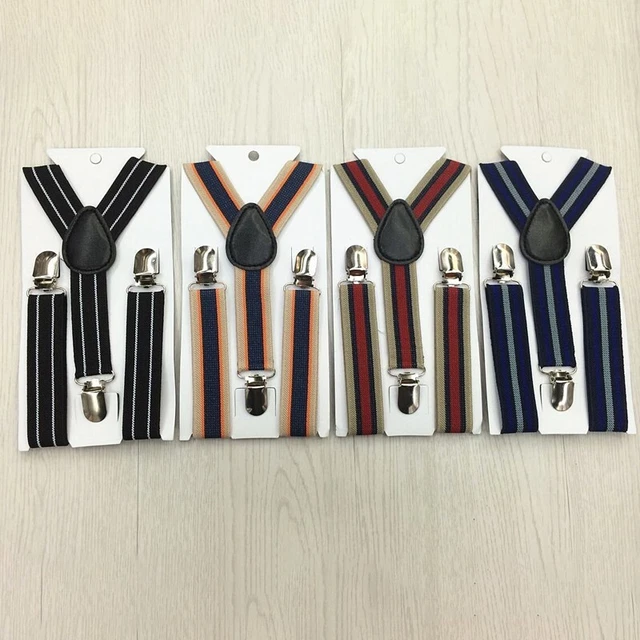 Clip Cintura Retro Righe Unisex Bambini Cintura Cintura Bracciali Moda Casual