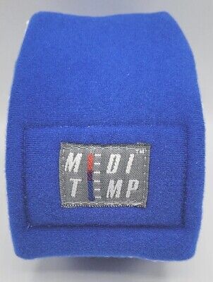 Almohadilla de compresión reutilizable para cabeza y cuello caliente y frío Medi-Temp. Grande. Azul.