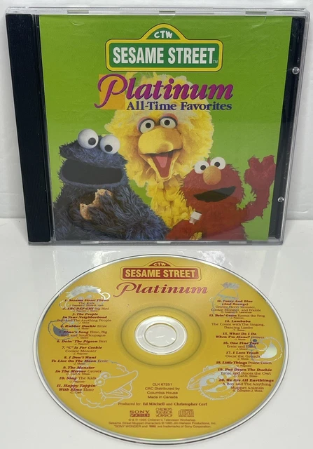 Sesame Street Platinum All Time Favorites Cd 1995 Big Bird Elmo