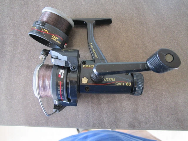 Abu Garcia Ultra Cast リール Abu Garcia AXXAR Ultra Cast 3000 Spinning Fishing Reel EUC