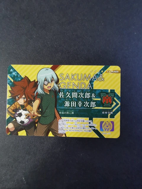 Inazuma Eleven License Japanese Card Sakuma & Genda ELG-06 TOMY