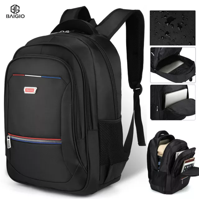 BAIGIO Laptop Rucksack Herren Sport Reise Wandern Arbeit Schulrucksack Backpack