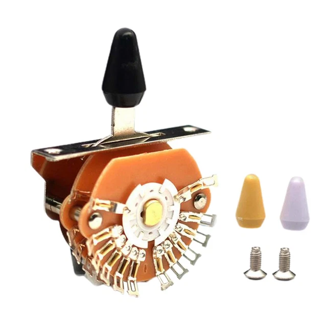 Sélecteur de micros de guitare  Repalcements avec capuchons de