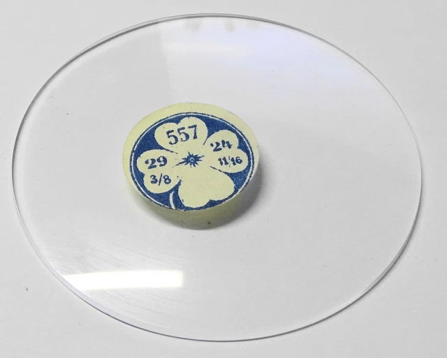 Verre De Montre De Poche (gousset) - Diamètre 55.7 Mm, Neuf Sans étiquette, Origine France