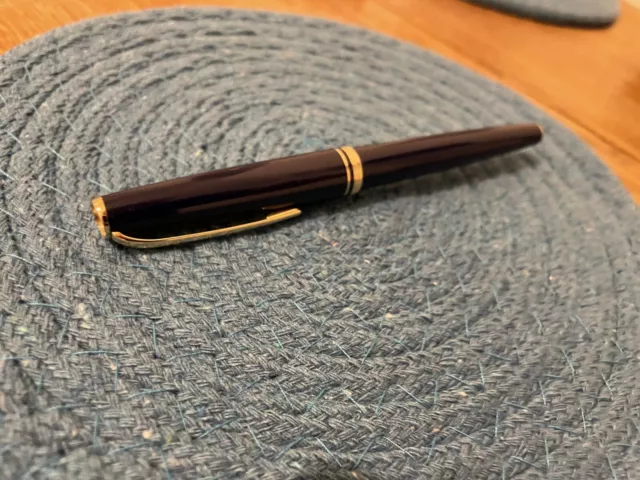 VINTAGE STYLO BILLE MONTBLANC Bleu & Or BALLPOINT