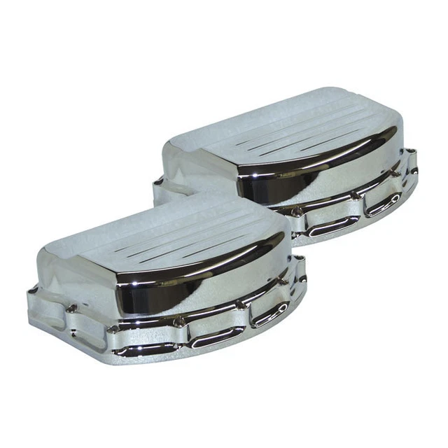 PAUGHCO PANHEAD ROCKER Boxes Billet Aluminum Chrome, for Harley ...