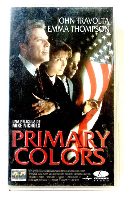 Primary Colors Una Película De Mike Nichols Completa Vhs