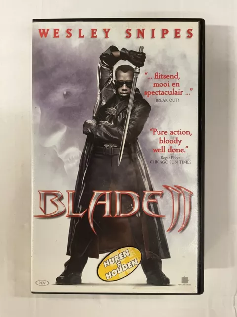 Blade 2 Ex-Rental Big Box VHS Video Tape English With dutch subs Videoband