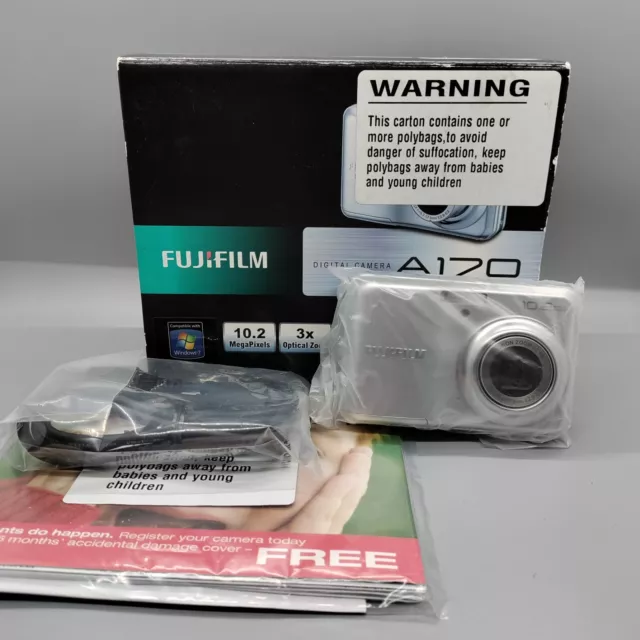 Fujifilm FinePix A170 10,2 megapixel fotocamera digitale compatta argento