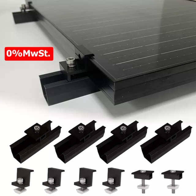 Solarmodule Solarpanel Halterung Pv Befestigung Photovoltaik Dach Montage Set