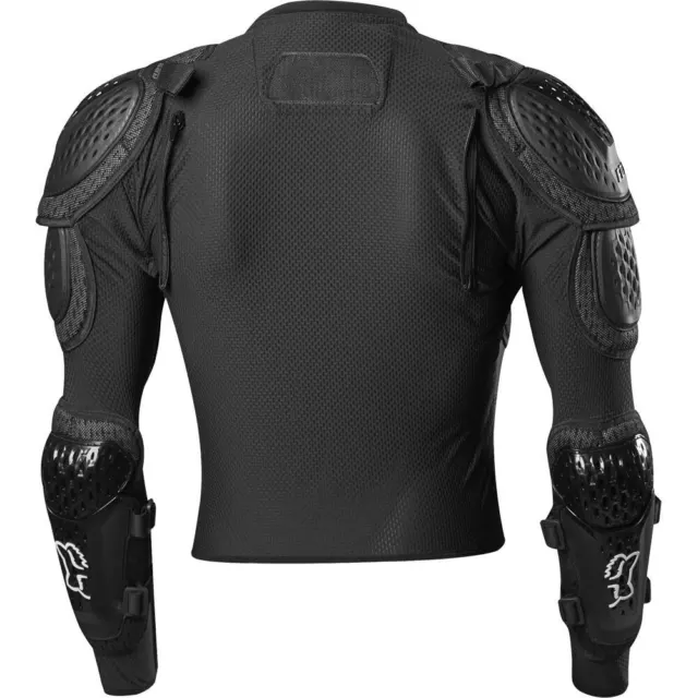 Fox 2023 MX Titan Sport Jacket Black Motocross Dirtbike Offroad Body Armour 3