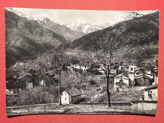 Cartolina - Tavigliano ( Biella ) - Scorcio Panoramico - 1944