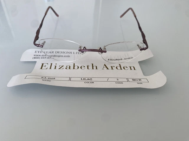 Eyewear Designs Anteojos Elizabeth Arden Red Glasses Case And Wine