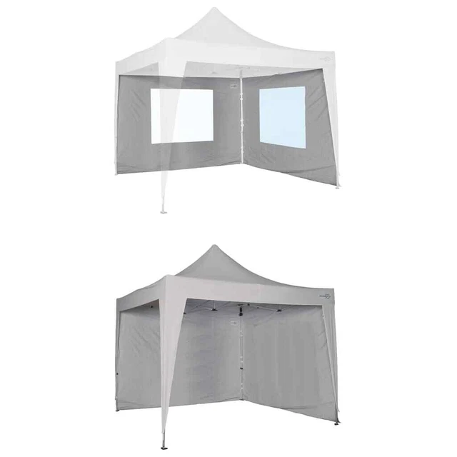 Bo-Camp Seitenwand für Partyzelt Wand Pavillon Festzelt mit/ohne Fenster vidaXL
