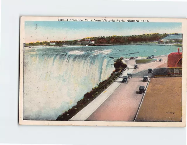 Postcard Horseshoe Falls from Victoria Park Niagara Falls Ontario Canada