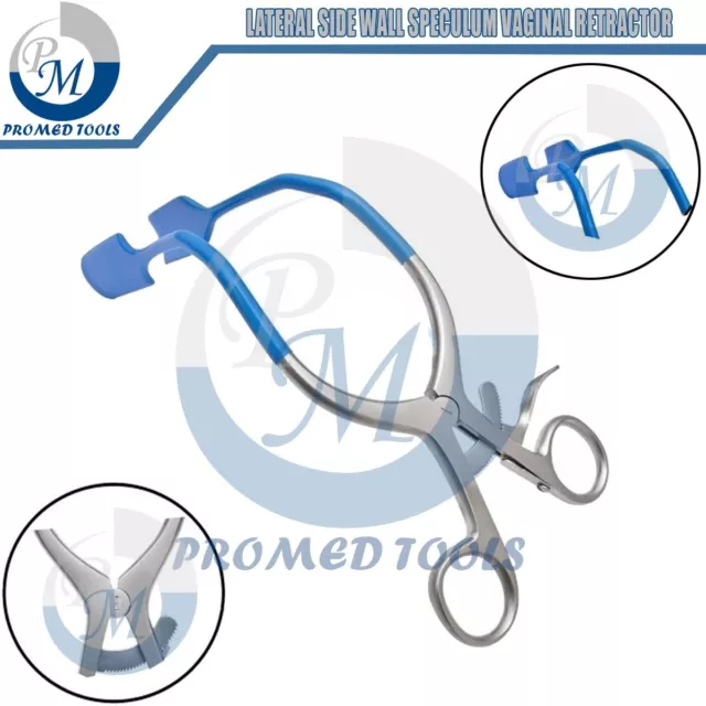 Lateral Side Wall Speculum Vaginal Retractor Cervical-View Gynecology