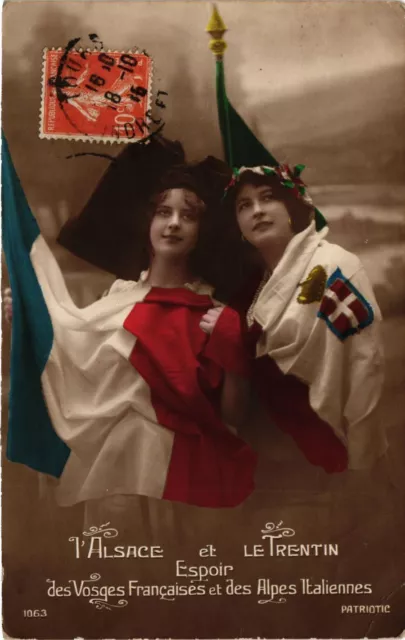 CPA AK Militaire L'Alsace et le Trentin Espoir (362131)