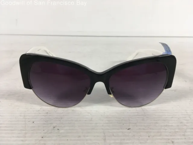 Christian Dior Womens Black Purple LZO/BN 55/17 145 Italy Polarized Sunglasses