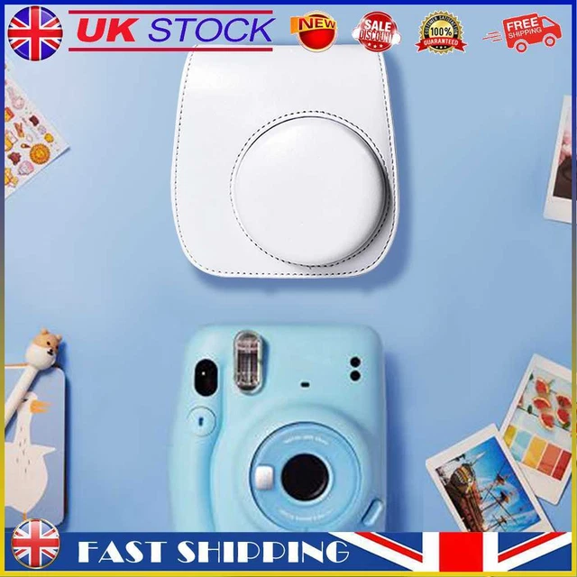 Instant Camera Bags PU Leather for Fujifilm Instax Mini 12/11/9/8 (White) #gib