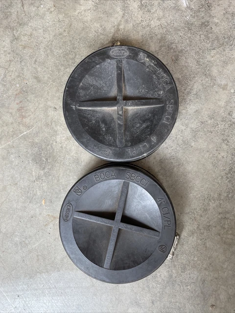Mission Boca SBCCI 4" End Cap New Lot of 2