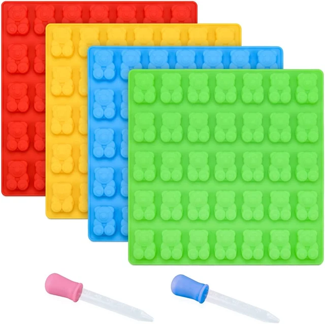 Gummy Bear Molds  Molds - Large Gummy Molds 1 Inch Bear Chocolate Molds