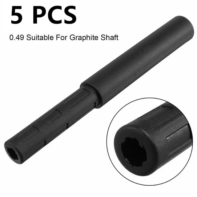 5Pcs/Golf Club Graphite Shaft Extensions Rods Irons Putter Extender Sticks New