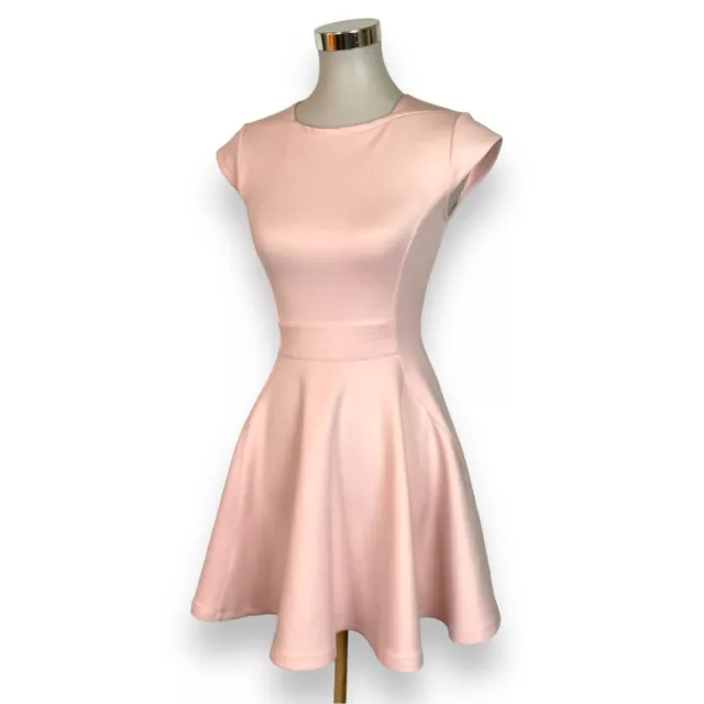 Ted Baker 1 US Size 4 Tezz Skater Dress Pink Fit And Flare