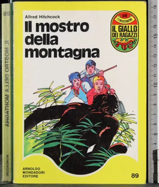 Giallo. Il Mostro Della Montagna. Alfred Hitchcock. Mondadori. 1Ed.