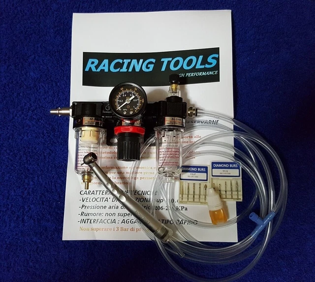Kit Fresino Angolare 90&deg; Racing Tools Per Lavorazione Travasi, Professionale