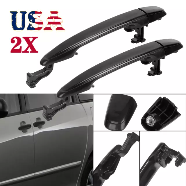 2x For Toyota Sienna 2004-10 Rear Left Right Sliding Door Door Handle 6921308020