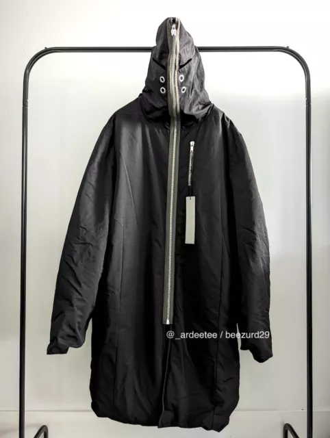 *Nwt* Rick Owens Sample Goose Down Jumbo Gimp Coat Parka Fw22 Strobe (Black,48)