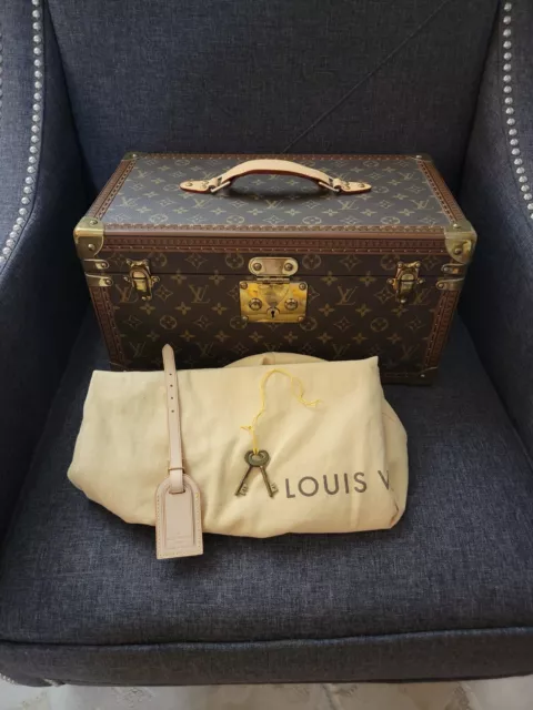 Louis Vuitton M21822 CASE WITH MIRROR Boite Train Vanity Trunk RETAIL $9,050