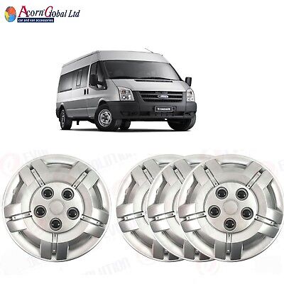 15" To Fit Ford Transit Wheel Trims Deep Dish Trims Hub Caps Domed New 06-13 Mk7