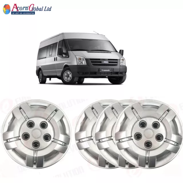 16" To Fit Citroen Relay Wheel Covers Deep Dish Trims Hub Caps Domed