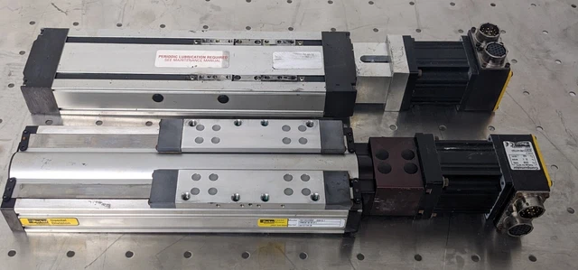 parker 404100XRMP 4" travel cross roller bearing linear stage newport klinger