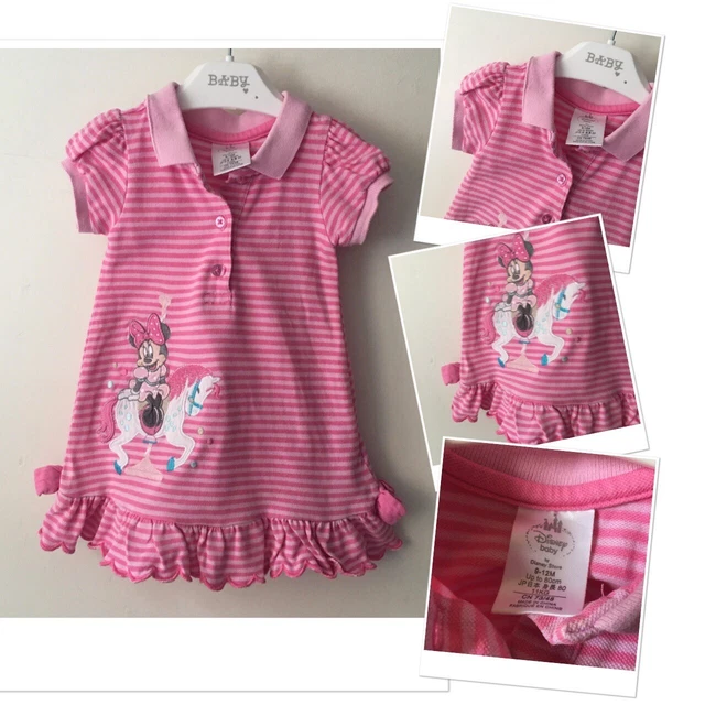 Disney store baby girls Minnie Mouse summer sun tennis dress 9-12 Months