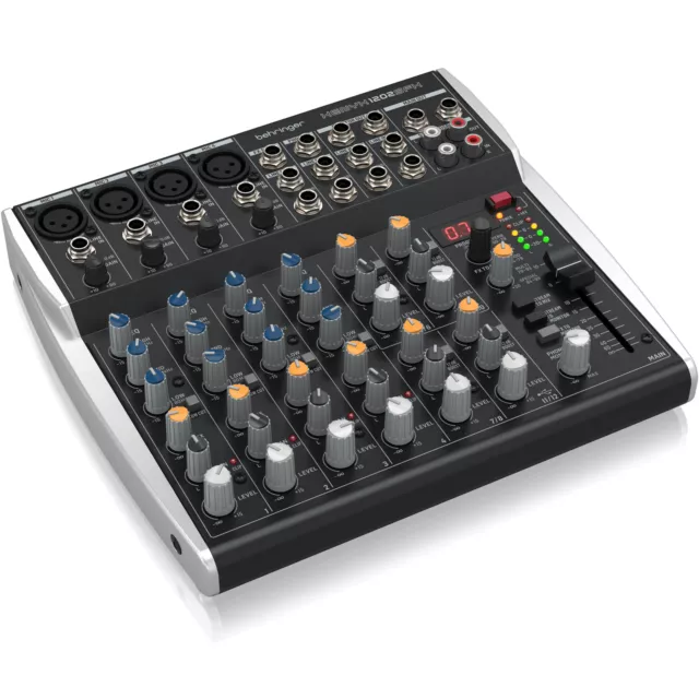 Behringer XENYX 1202SFX 12 Channel PA Mixer with USB and FX 2