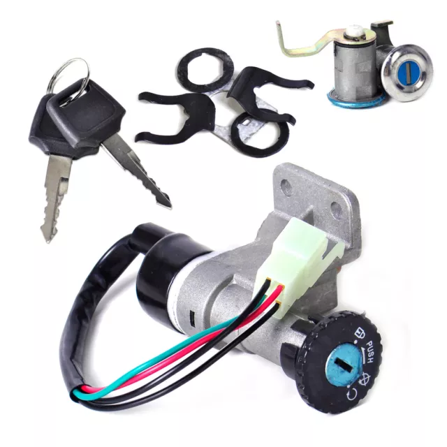 Ignition Key Switch Lock pour GY6 50cc 150cc Chinese Jonway Roketa Moped Scooter