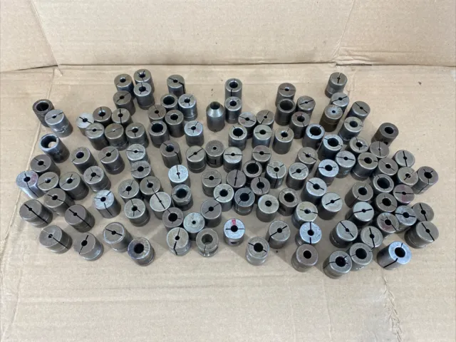 HUGE LOT OVER 115 Assorted Variety Collet Collets Machinist Tools