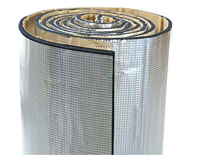 Sound Deadener Cotton Car Hood Engine Firewall Heat Insulation Aluminum Mat 10mm