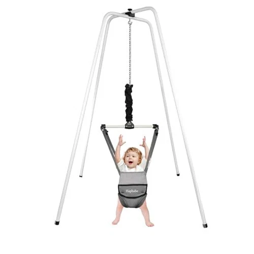 Baby Jumper with Stand, Premium Spring, for Infant 6-12 Months, Baby Walking
