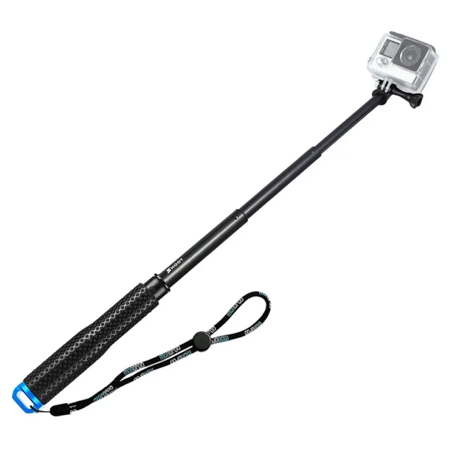 Selfie stick portatile estensibile 19" palo telescopico lega di alluminio monopo S2Q2