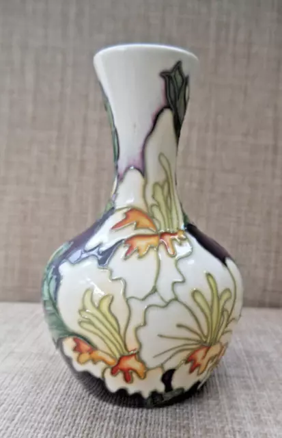 Moorcroft Gladioli Miniature Vase 2006 - 11cm high