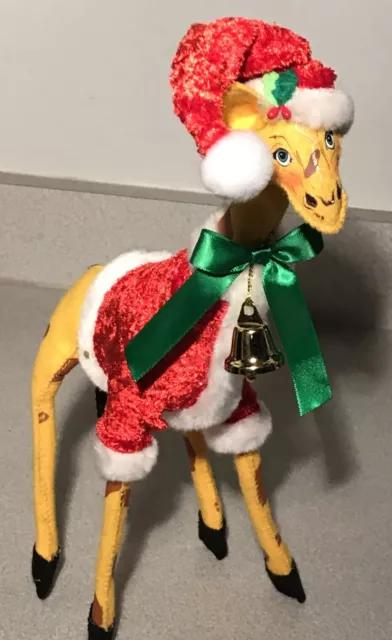 Annalee Doll Holiday Cozy Christmas Giraffe - Hard To Find! 2012 Excellent Cond