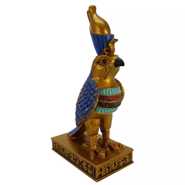 Horus als Falke ägyptischer Gott farbig 15cm