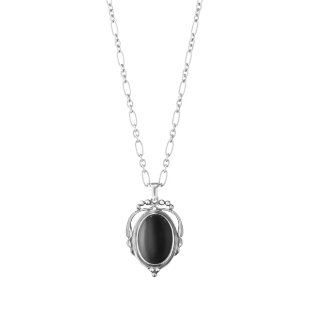 Georg Jensen Sterling Silver Pendant of the Year with Black Onyx - Heritage 2017